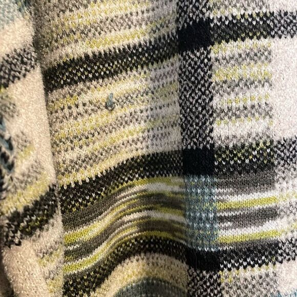 Free People Mcgregor Plaid Cardigan Green S - Picture 9 of 12